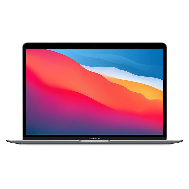 Ugly MacBook Air (M1 series) with sticker marks — Front view