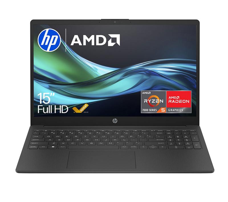 HP 15.6” Laptop 15-fc0537sa — Front view